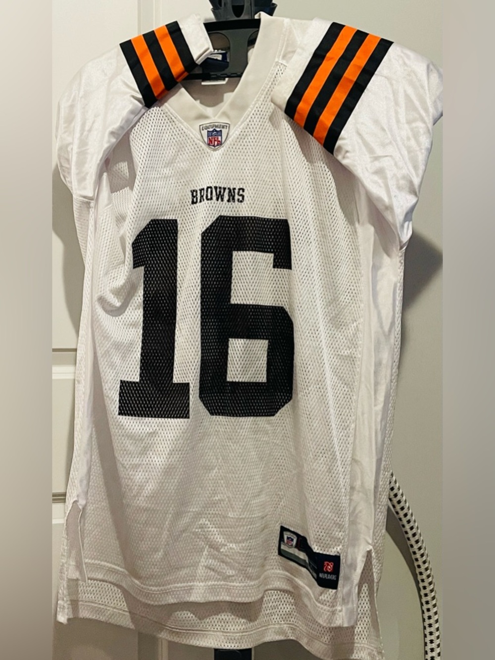 Reebok Cleveland Browns Josh Cribbs #16 NFL Jersey White XL Football